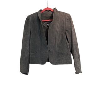 Winlit Gray Genuine Leather Jacket Size 11-12